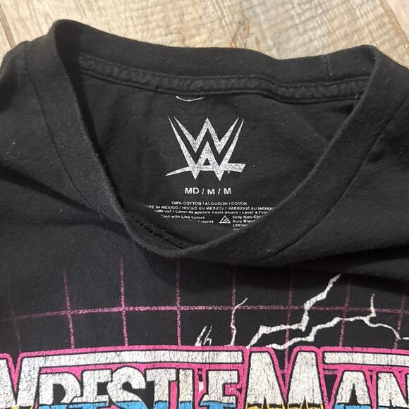WWE WrestleMania VI Ultimate Warrior Macho Man Mens T-Shirt Size Medium - Picture 4 of 6